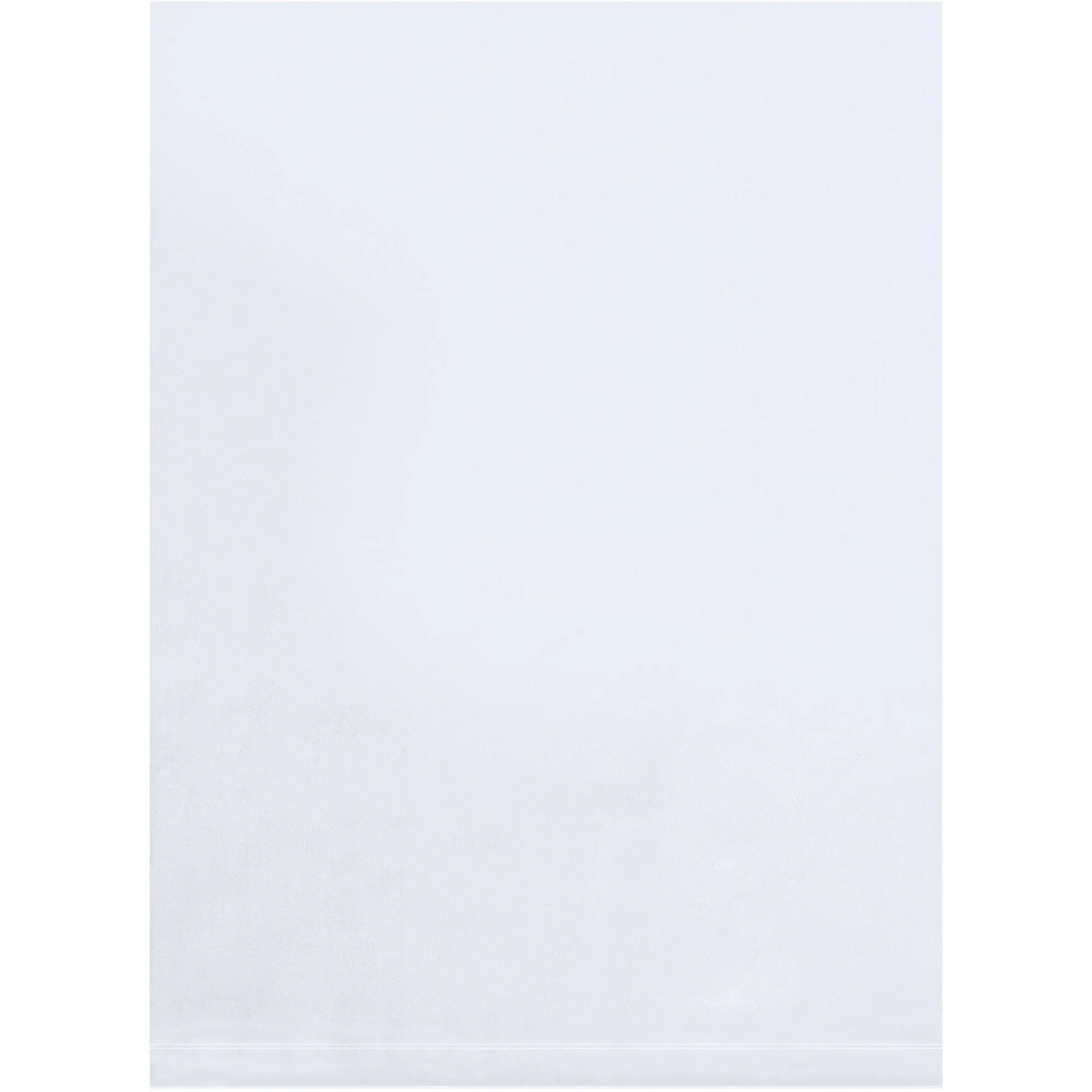 6 x 24" - 2 Mil Flat Poly Bags
