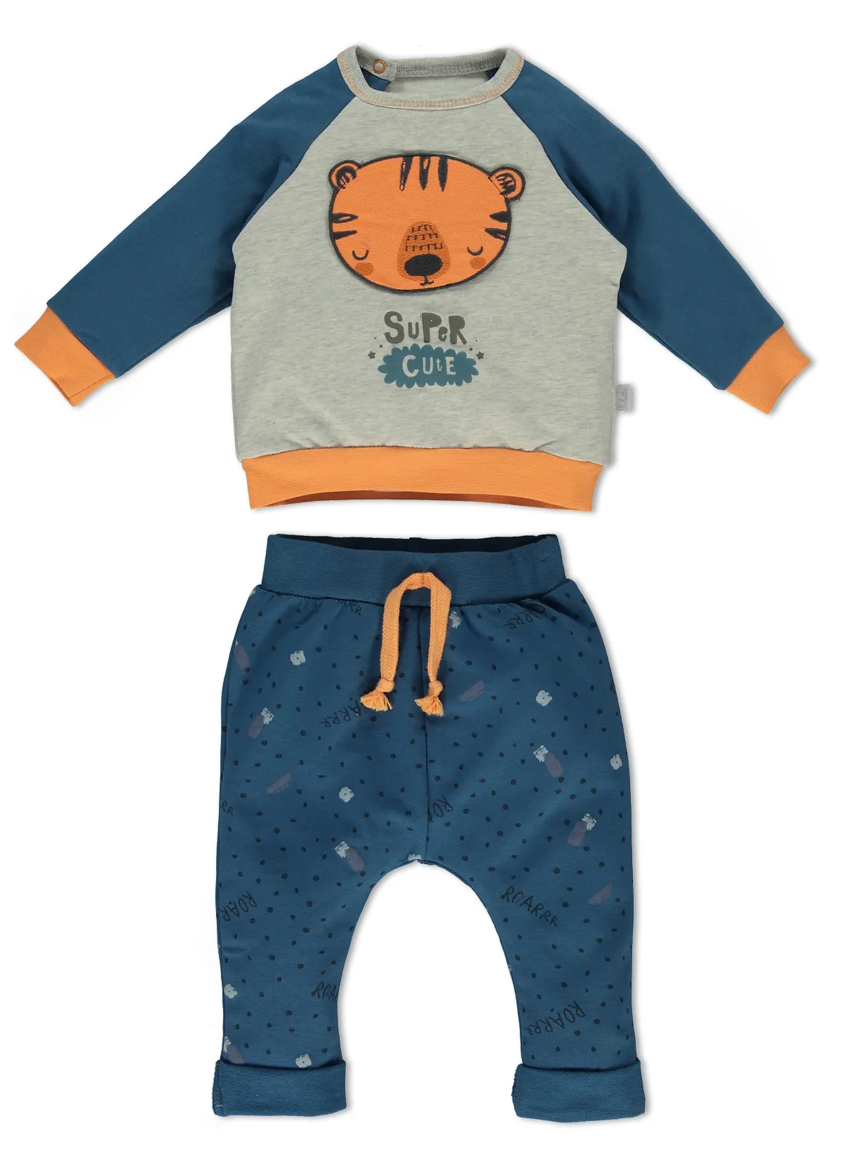 Bebetto Sweatshirt and Jogger Set Tiger (3mths-2yrs)