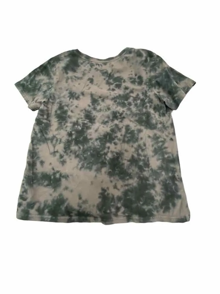 Women's Women Size Medium pact Black Print female Short sleeve tops